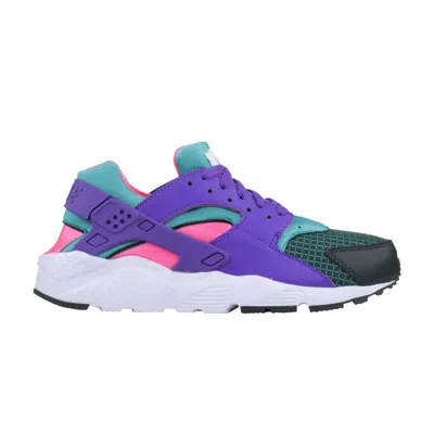 Pre-owned Nike Huarache Run Now Gs 'green Grape' | Purple | Kid's Size 4