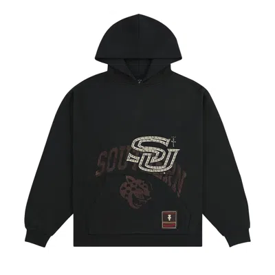Pre-owned Cactus Jack By Travis Scott X Mitchell & Ness Southern University Hoodie 'black' | Men's Size S