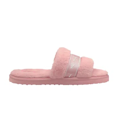 Pre-owned Puma Fluff Remix Slide Jr 'lotus' | Pink | Kid's Size 4