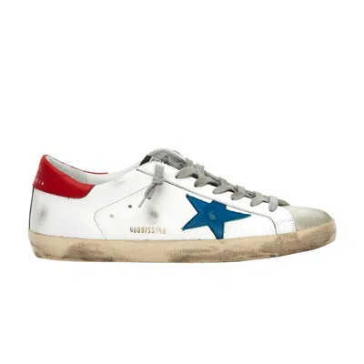 Pre-owned Golden Goose Superstar 'white Red Blue' | Men's Size 44