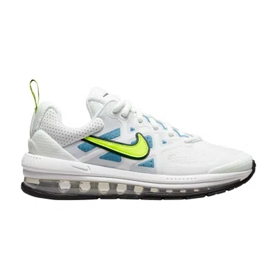 Pre-owned Nike Air Max Genome Gs 'white Volt Cerulean' | Kid's Size 6.5