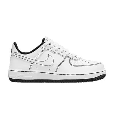 Pre-owned Nike Force 1 Ps 'contrast Stitch - White Black' | Kid's Size 2.5