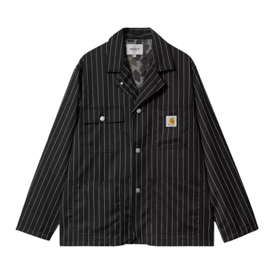 Pre-owned Carhartt Wip Seaton Blazer 'seaton Stripe/black' | Multi-color | Men's Size M