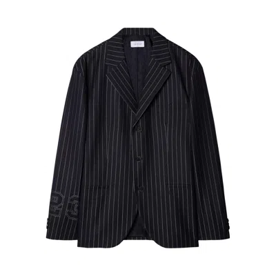 Pre-owned Off-white 23 Print Pinstriped Blazer 'multicolor' | Multi-color | Men's Size 52