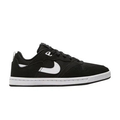 Pre-owned Nike Alleyoop Sb Gs 'black White' | Kid's Size 3.5