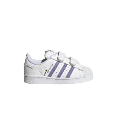 Pre-owned Adidas Originals Adidas Superstar I 'save The Bees' | White | Infant Size 8