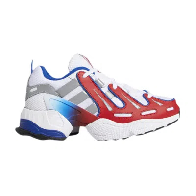 Pre-owned Adidas Originals Adidas Eqt Gazelle J 'white Scarlet Royal' | Kid's Size 5.5