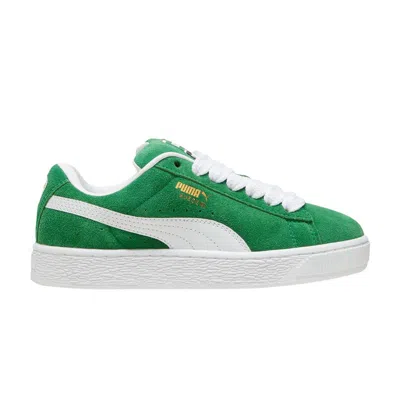 Pre-owned Puma Suede Xl Big Kid 'archive Green' | Kid's Size 5.5