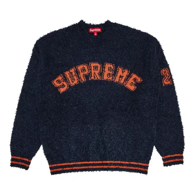 Pre-owned Supreme Textured Arc Sweater 'navy' | Blue | Men's Size M