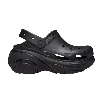 Pre-owned Crocs Bubble Crush Clog 'triple Black' | Men's Size 9