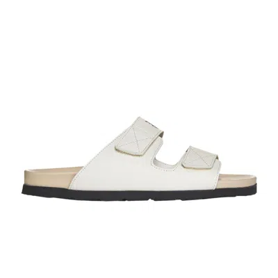 Pre-owned Palm Angels Double-strap Sandal 'off White' | Cream | Men's Size 39