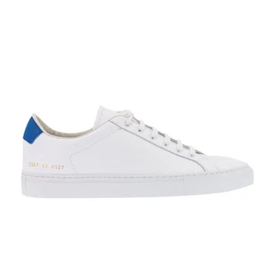 Pre-owned Common Projects Retro Low 'white Blue' | Men's Size 43