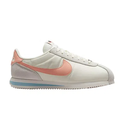 Pre-owned Nike Wmns Cortez 'sail Arctic Orange' | Cream | Women's Size 12.5 In White