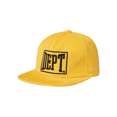 Pre-owned Gallery Dept. Gym Logo Hat 'gold Yellow' | Men's Size Onesize