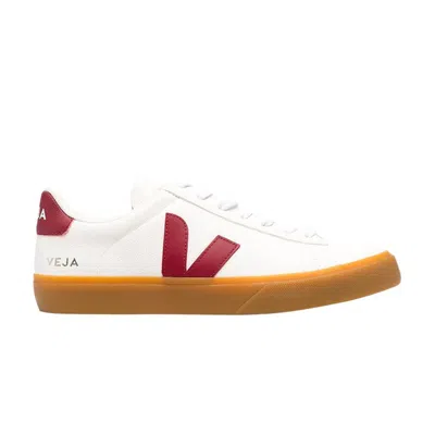 Pre-owned Veja Campo Chromefree Lace-up 'white Marsala' | Men's Size 36