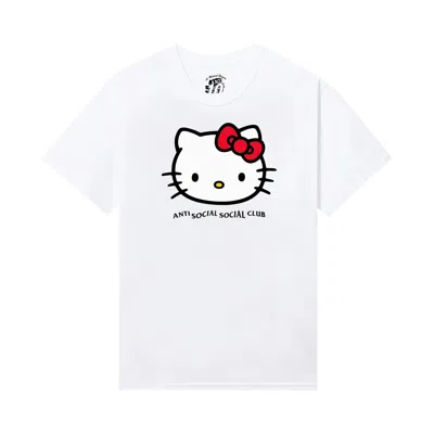 Pre-owned Anti Social Social Club X Hello Kitty Weird Tee 'white' | Men's Size Xxl