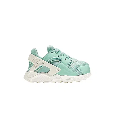Pre-owned Nike Huarache Run Sparkle Td 'tropical Twist' | Teal | Infant Size 4 In Blue