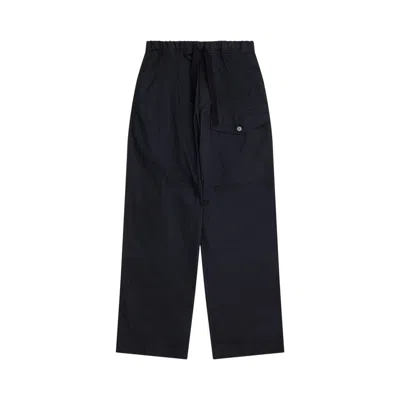 Pre-owned Dries Van Noten Viscose Drawstring Pants 'black' | Men's Size 46