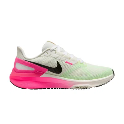 Pre-owned Nike Wmns Air Zoom Structure 25 'sail Hyper Pink' | Cream | Women's Size 5 In White