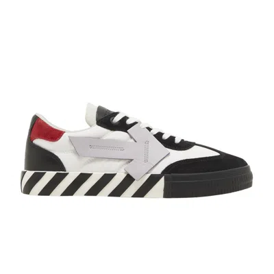Pre-owned Off-white Floating Arrow Low Vulc Leather 'black White Red' | Men's Size 43