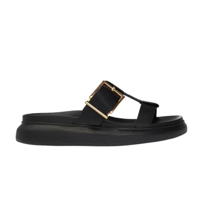 Pre-owned Alexander Mcqueen Hybrid Slide 'black Gold' | Men's Size 37