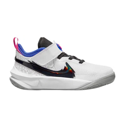 Pre-owned Nike Space Jam X Team Hustle D10 Se Ps 'computer Chip' | White | Kid's Size 12