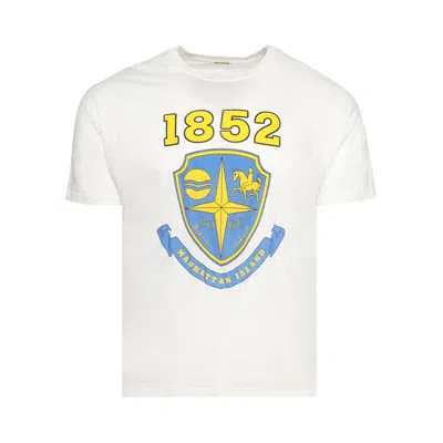 Pre-owned Bode Crest Boxy Tee 'cream' | White | Men's Size L