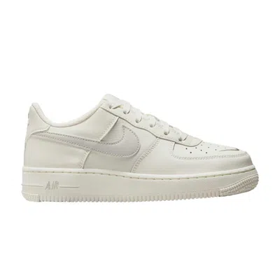 Pre-owned Nike Air Force 1 Low Gs 'sail Light Bone' | Cream | Kid's Size 6 In White