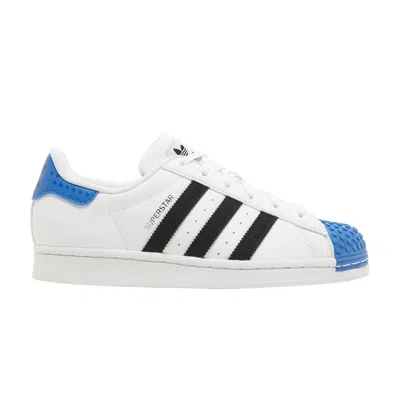 Pre-owned Adidas Originals Adidas Lego X Superstar J 'white Shock Blue' | Kid's Size 6