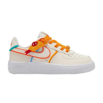 Pre-owned Nike Force 1 Low Lv8 Easyon Ps 'year Of The Snake' | Cream | Kid's Size 11.5 In White