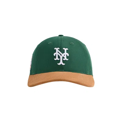 Pre-owned Kith & '47 For The New York Mets Twill Classic Cap With Suede Brim 'stadium' | Green | Men's Size On