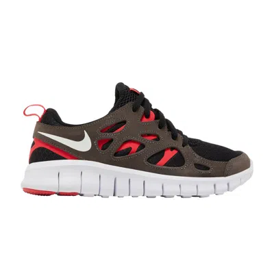 Pre-owned Nike Free Run 2 Gs 'black Siren Red' | Kid's Size 5