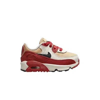 Pre-owned Nike Air Max 90 Leather Td 'sesame Red Clay' | Infant Size 4