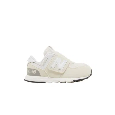 Pre-owned New Balance 574 New-b Hook & Loop Toddler 'nimbus Cloud' | White | Infant Size 5