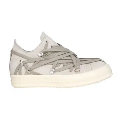 Pre-owned Rick Owens Hollywood Megalaced Low 'dinge' | Grey | Men's Size 41