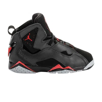 Pre-owned Air Jordan Jordan True Flight Ps 'black Gym Red' | Kid's Size 2.5