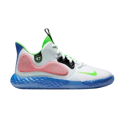 Pre-owned Nike Kd Trey 5 Vii Gs 'white Lime Royal' | Kid's Size 7