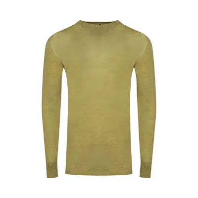 Pre-owned Rick Owens Oversized Level Sweater 'acid' | Green | Men's Size M