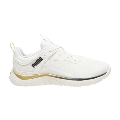 Pre-owned Puma Wmns Softride Remi 'molten Metal - White Gold Black' | Women's Size 9