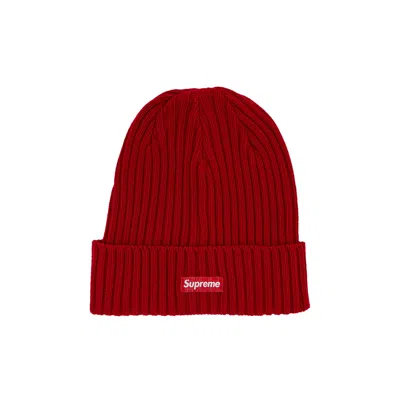 Pre-owned Supreme Overdyed Beanie 'red' | Men's Size Onesize