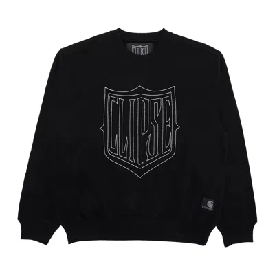 Pre-owned Carhartt Wip X Clipse Sweatshirt | Black | Men's Size S