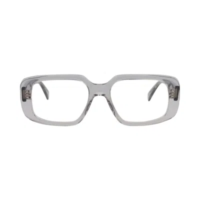 Pre-owned Celine Square Optical Glasses 'grey/transparent' | Men's Size Onesize In Gray