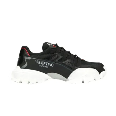 Pre-owned Valentino Garavani Valentino Valentino Climbers Trainer 'black Red' | Men's Size 40.5