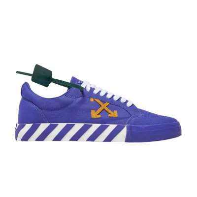 Pre-owned Off-white Vulc Sneaker 'ultra Violet Yellow' | Purple | Men's Size 41