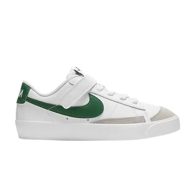 Pre-owned Nike Blazer Low '77 Ps 'white Pine Green' | Kid's Size 3