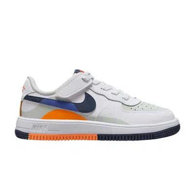 Pre-owned Nike Force 1 Low Easyon Lv8 2 Ps 'upside Down' | White | Kid's Size 3