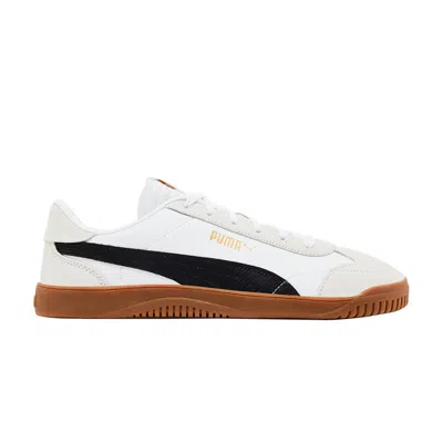 Pre-owned Puma Club 5v5 Suede 'white Black Gum' | Men's Size 9