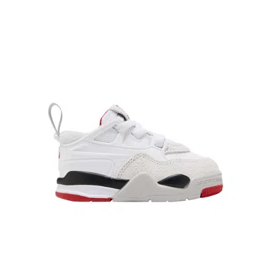 Pre-owned Air Jordan 4 Rm Td 'white Fire Red' | Infant Size 6