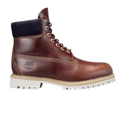 Pre-owned Timberland Hainsworth X 6 Inch Premium Wide 'chestnut Navy' | Brown | Men's Size 11.5