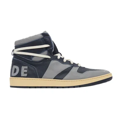 Pre-owned Rhude Rhecess High 'georgetown - Grey Navy' | Men's Size 10 In Gray